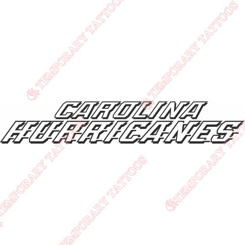 Carolina Hurricanes Customize Temporary Tattoos Stickers NO.104